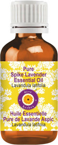 dève herbes Spike Lavender Essential Oil (Lavandula latifolia) Pure | Non-Sticky | Non-Greasy | Lightweight | Men & Women | All Skin Types | Steam Distilled 15ml (0.5 oz)
