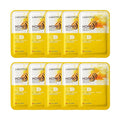 LABOTICA Honey Skin Soft Mask - Deep Hydration Elasticity Boost & Collagen Synthesis for Youthful Skin - Ideal for Dry Skin, Fine Lines, and Acne Care Korean Skincare (10 Sheets)