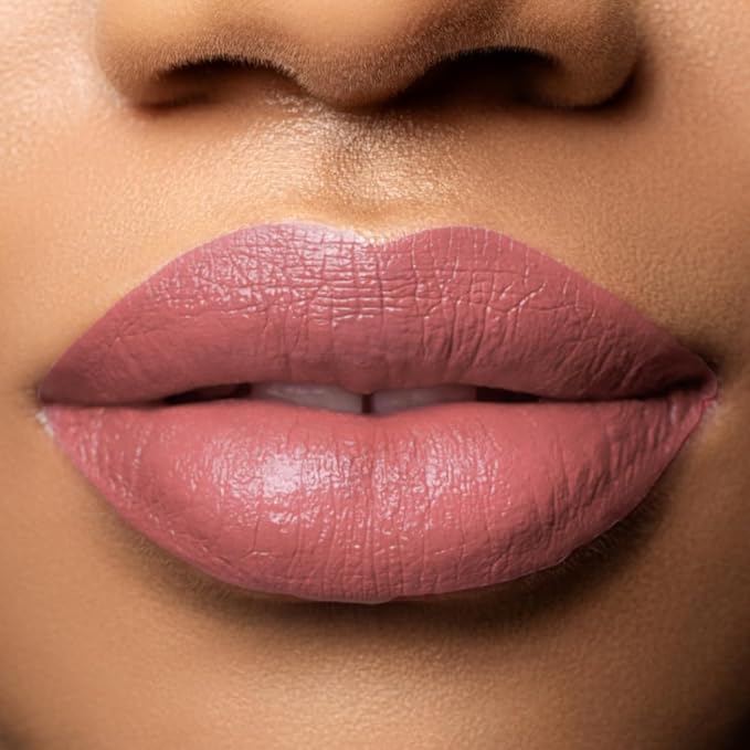 Honeybee Gardens Truly Natural Long Lasting Lipstick, Paradise, Light Pink with Peach Undertones, Naturally Hydrating & Nourishing, Vegan, Gluten-Free & Cruelty-Free, 0.11 oz / 3 g