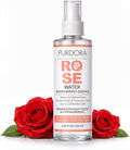 Rosewater, Refreshing Facial Mist, Toner, Glowing Skin, Hydrating Spray for Face, Organic Damask Rose Water, for All Skin Types, Alcohol Free, Cruelty Free, 4.05 Fl Oz 120 ml