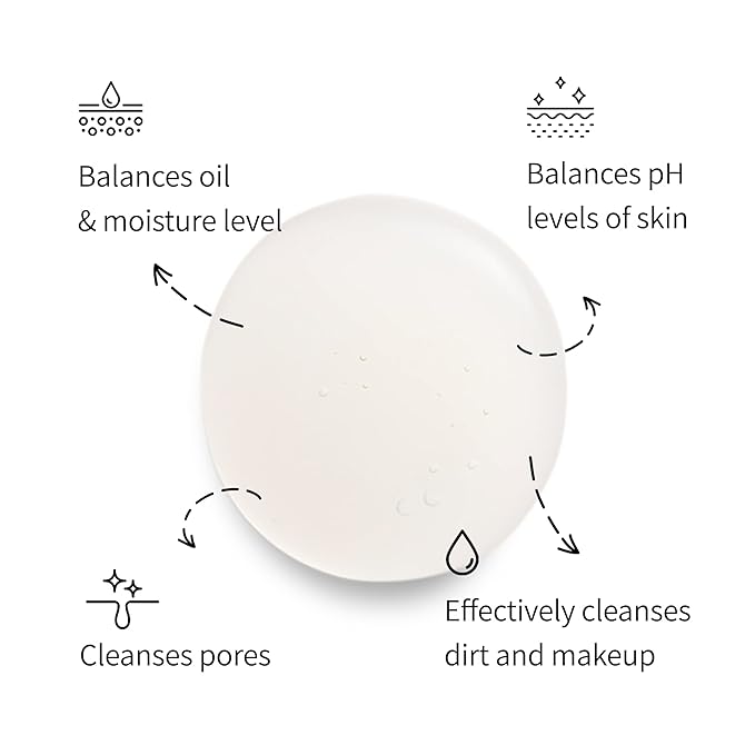 herbloom Green Clear Vegan Cleansing Oil to Foam - Korean Cleanser, pH Balanced Mild Foam Cleanser, Oil Based Cleanser, Sulfate Free, Vegan Skincare - 6.76 fl.oz.