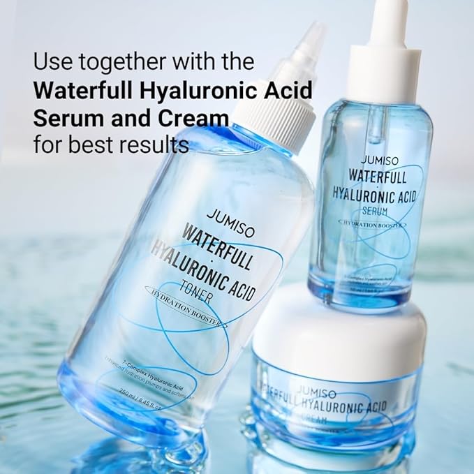 Jumiso Waterfull Hyaluronic Toner 250ml | Face Moisturizer, Facial Toner for All Skin Types, Daily Deep Hydration | Vegan, Fragrance-Free…