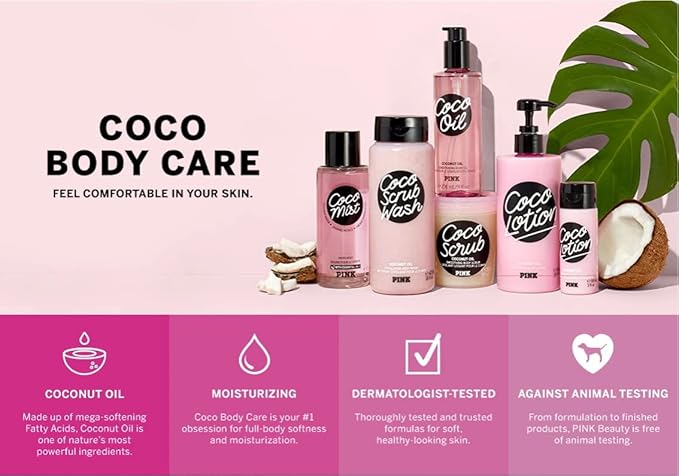 Victoria's Secret Pink Coco Hydrating Body Lotion with Coconut Oil