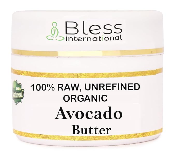 Organic Raw Avocado Butter 100% Pure,Natural & Unrefined| Skin Moisturizer For Face, Body & Hair| 4 OZ/115 GM Ivory / White Grade A | DIY Creams, Balms, Lotions, Soaps| Softens Dry & Tough Skin