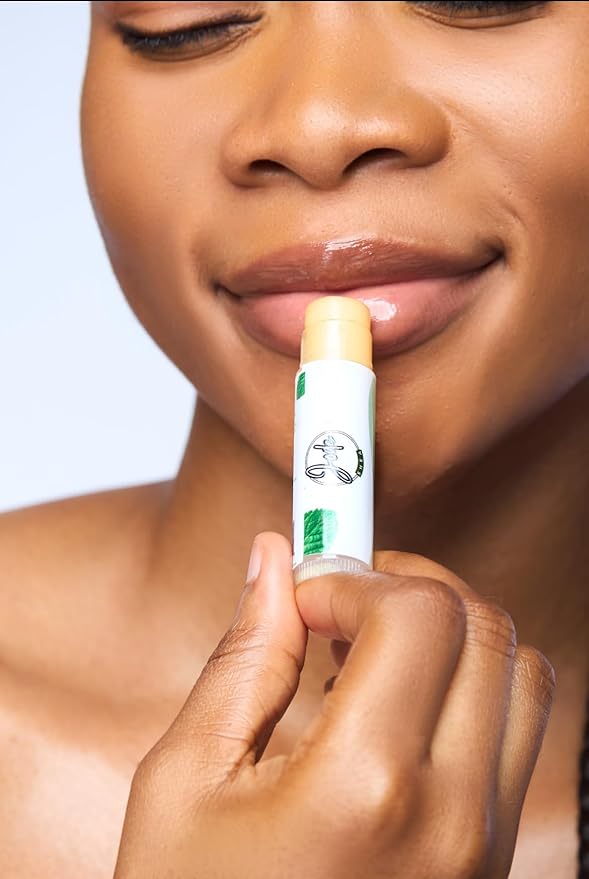 Pure Shea Butter Lip Balm, MINT, Natural Soothing Formula