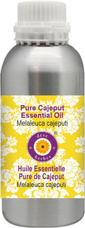 Deve Herbes Pure Cajeput Essential Oil (Melaleuca cajeputi) Steam Distilled 630ml (21 oz)