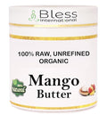 Organic Raw Mango Butter 100% Pure,Natural & Unrefined| Skin Moisturizer For Face, Body & Hair| 1 LBS/450 GM Ivory / White Grade A | DIY Creams, Balms, Lotions, Soaps| Softens Dry & Tough Skin