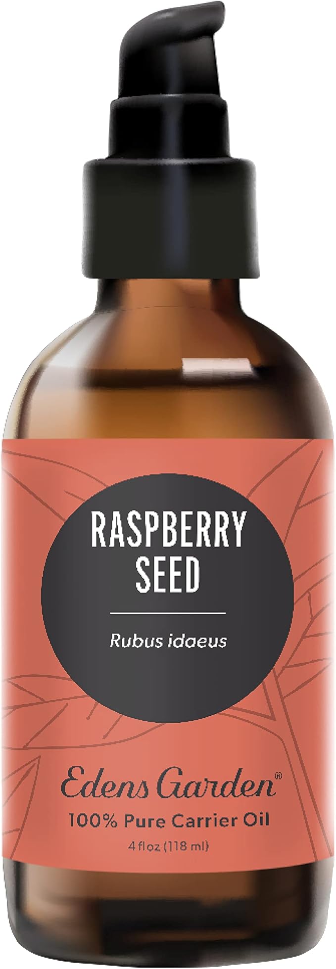 Edens Garden Raspberry Seed Carrier Oil- 100% Pure Premium Cold Pressed & Hexane Free, Natural Antioxidant Rich Moisturizer for Face, Skin, Hair & Nails- for Diluting Essential Oils 118 ml (4 fl oz)