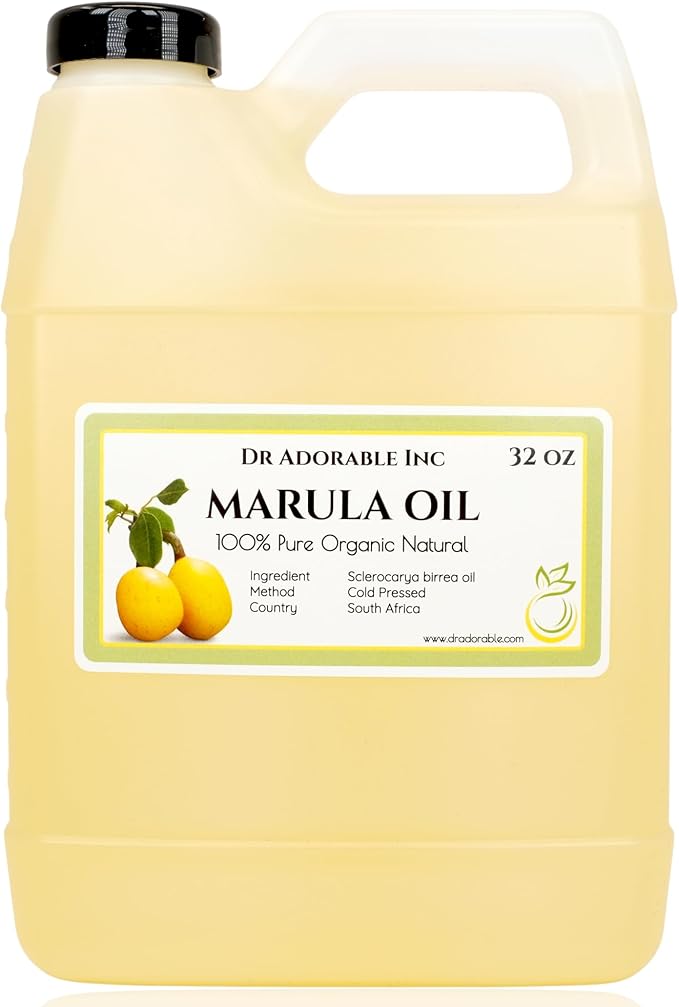 Dr Adorable - 32 oz - Marula Oil - 100% Pure Natural Organic Cold Pressed