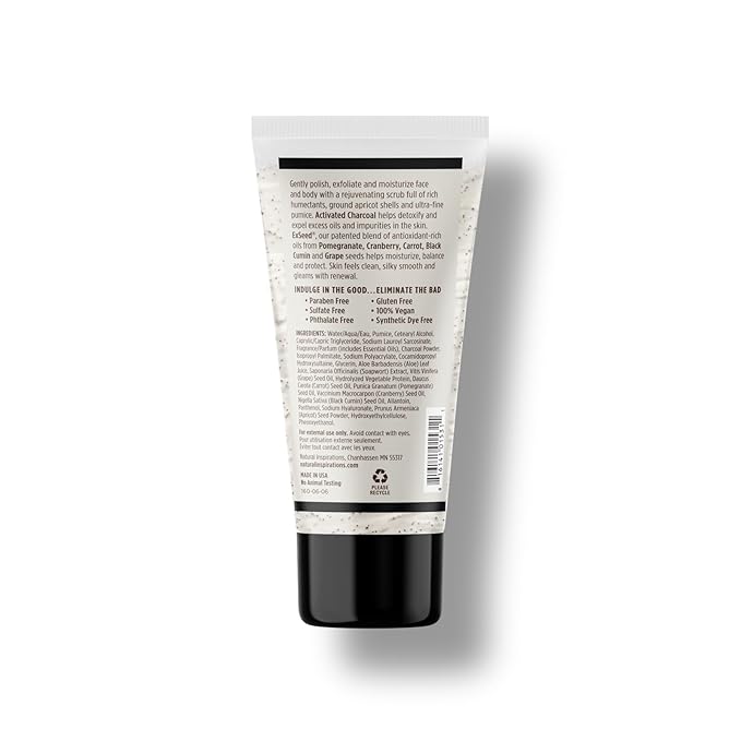 Natural Inspirations Coconut Ambre Vanille Exfoliating Face + Body Scrub 6oz