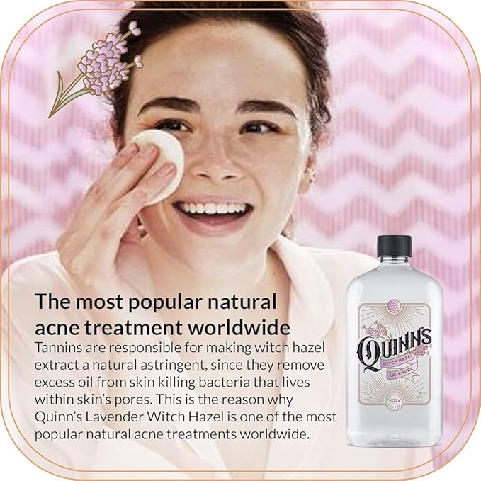 Quinn’s Alcohol Free Witch Hazel Rose 16 oz. & Quinn’s Alcohol Free Witch Hazel Lavender 16 oz.