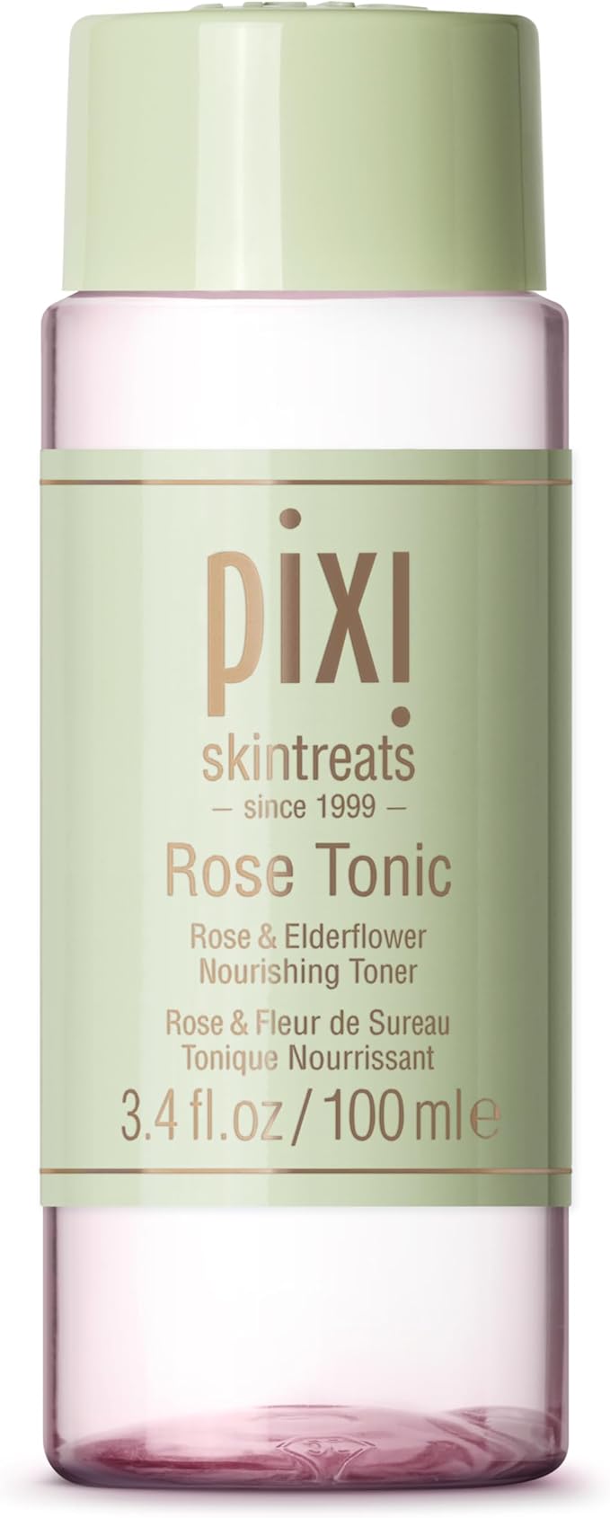 Pixi Rose Tonic Rose Hydrosol Toner Hydrates Skin, Minimize Redness, Rehydrates and Replenishes, 100mL/ 3.4 fl oz