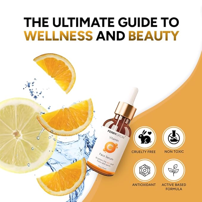 Vitamin C Face Serum | Brightening & Dark Spot Corrector | Anti-Aging Skin Care for Radiant Skin | Acne Spot Treatment & Hydrating Serum for Face