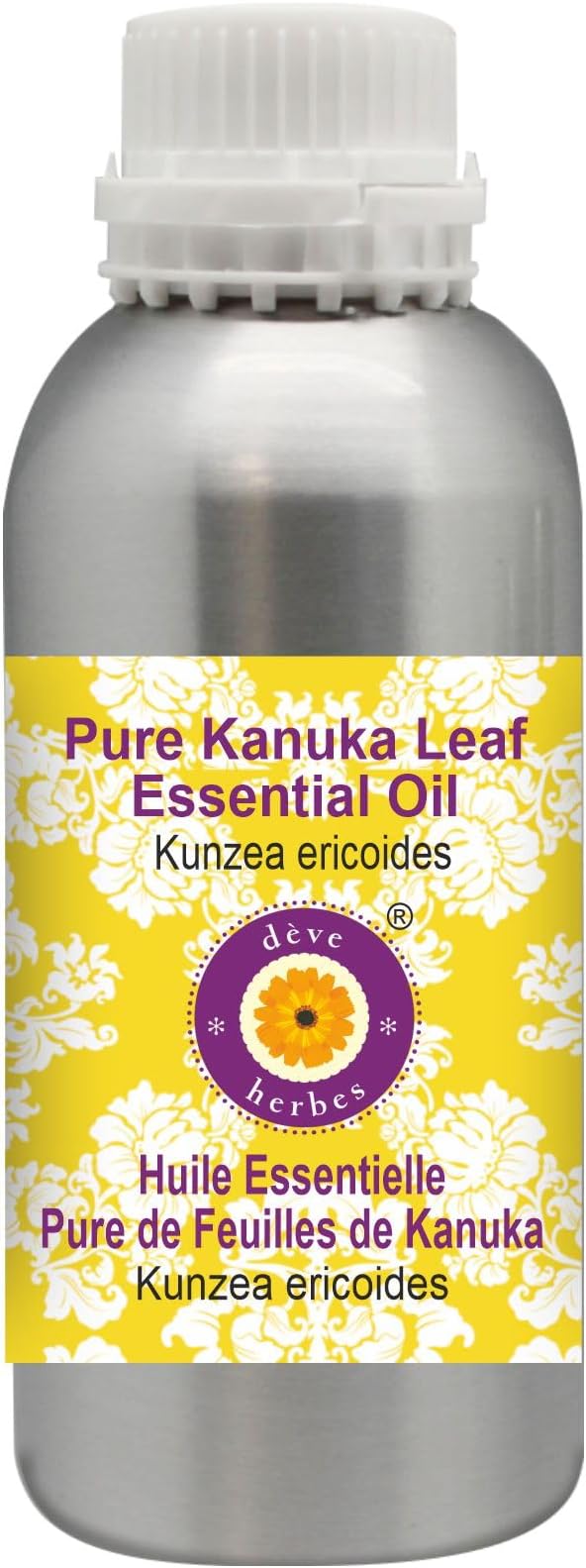 Deve Herbes Pure Kanuka Leaf Essential Oil (Kunzea ericoides) Steam Distilled 1250ml (42 oz)
