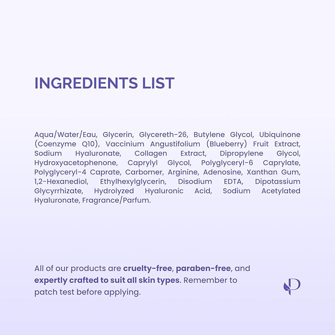 PLANTIFIQUE Korean Sheet Mask, 5 Pack - Anti-Aging & Firming Face Masks with Collagen, Coezyme Q10 & Hyaluronic Acid - Mascarillas Faciales