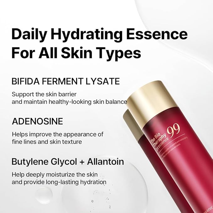 SWANICOCO THE BIO THERAPHY 1ST ESSENCE, Bifida Serum Essence, Microbiome, Bifida Ferment Lysate, Supports Healthy Skin Balance, Moisturizes, Strengthens Barrier, All Skin Types 130 ml 4.4 fl oz