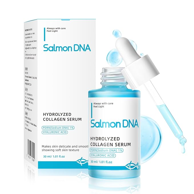 PDRN Serum with Salmon DNA & Hyaluronic Acid, Firming, Smooth Texture, Anti-aging Skincare Face Serum, 30ml / 1.01 fl.oz.