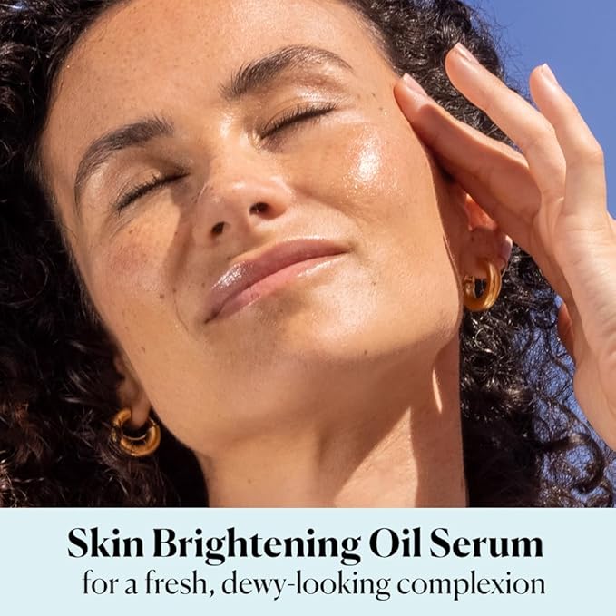 Sky Organics Bright Glow Face Serum,Vintamin C Serum, Helps Rejuvenate Dull Skin, Hydrating, Promotes Brighter-looking Complexion, with Vitamin E, Organic Jojoba Oil & Rosehip Oil, 1 fl oz