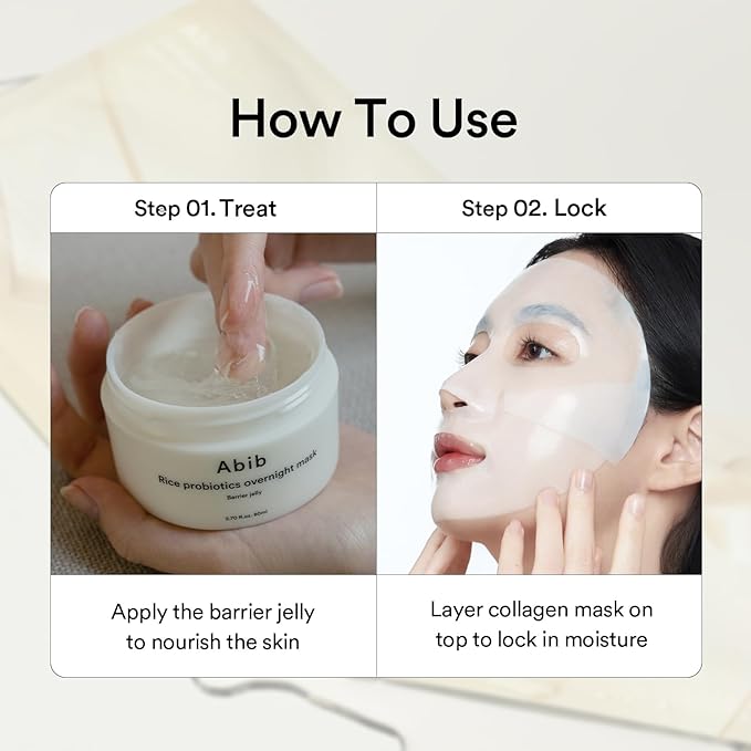 Abib Collagen Gel Mask Jericho Rose Jelly 4 Sheets (Nourishing) I Korean Vegan Collagen, Cooling Nourishing Hyaluronic Acid Hydrogel Face Mask Skin Care