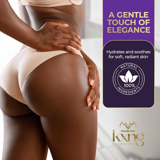 KXNG Cosmetics Luxury Shea Body Butter – 4oz | Deep Moisturizing Body Cream for Women | Butter with Shea, Cocoa, Mango & Coconut Oil | Ideal For Hands, Feet & All Skin Types – Kept Woman