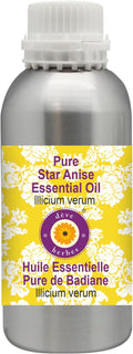 Deve Herbes Pure Star Anise Essential Oil (lllicium verum) Steam Distilled 1250ml (42 oz)