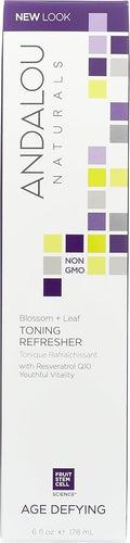 Andalou Naturals Blossom + Leaf Toning Refresher, 6 Ounce
