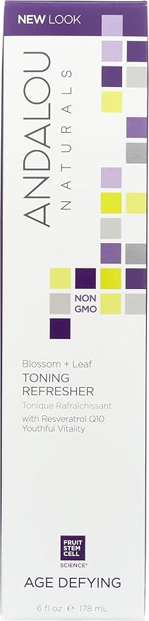 Andalou Naturals Blossom + Leaf Toning Refresher, 6 Ounce