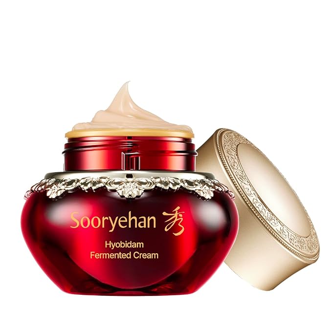 Sooryehan Hyobidam Fermented Cream (1.7fl oz) - Korean Facial Care. Face Moisturizer for Women. Wrinkle Cream for Women, Night Cream for Face with Wild Ginseng