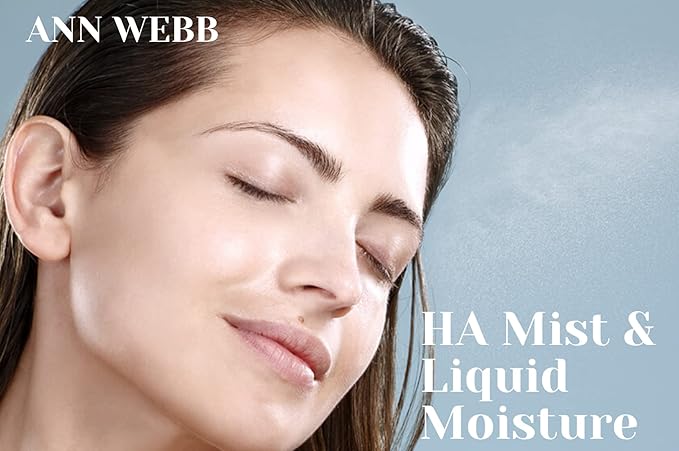 HA Plus Mist - Facial Mist, Hydrating & Nourishing Spray for calming skin, moisturizing, setting makeup, refreshes & hydrates face - Non-greasy, Soothing Skin Spritzer. 6oz