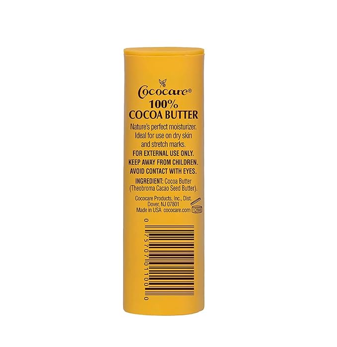 Cococare Coco Cocoa Butter Stick, Stock 100% (1 oz, 5 ct)