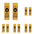 Cococare 100% Cocoa Butter Stick - All-Natural Cocoa Butter Emollient for Ultimate Skin Hydration & Protection - The Yellow Stick - (10 Pack)