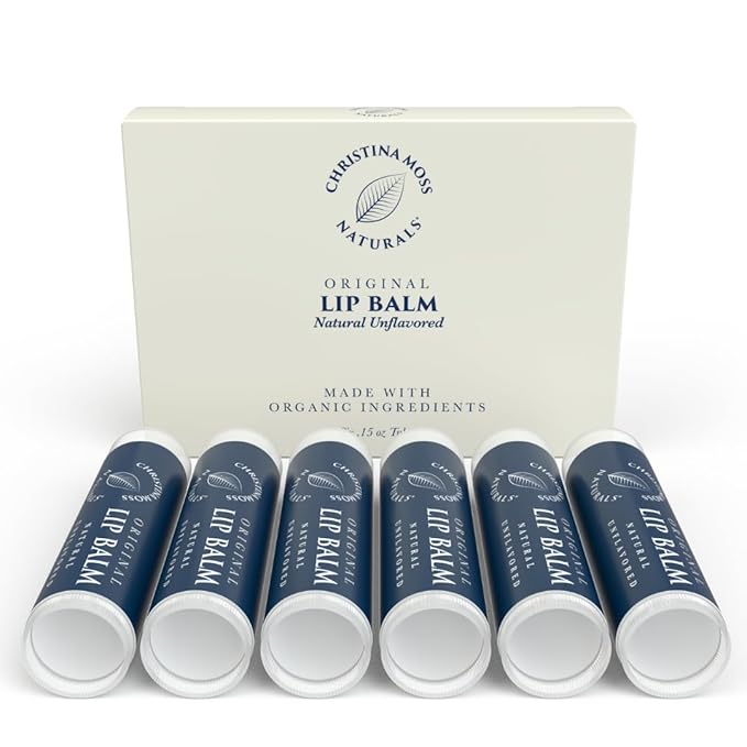Christina Moss Naturals Lip Balm, Natural and Organic Ingredients