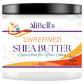 AliBell's Essentials - Shea Butter Cream - 8 oz Jar - Organic Shea Butter Raw Unrefined - Moisturizer for Dry Skin and Hair |Restores Skin Elasticity and Promotes Collagen Production