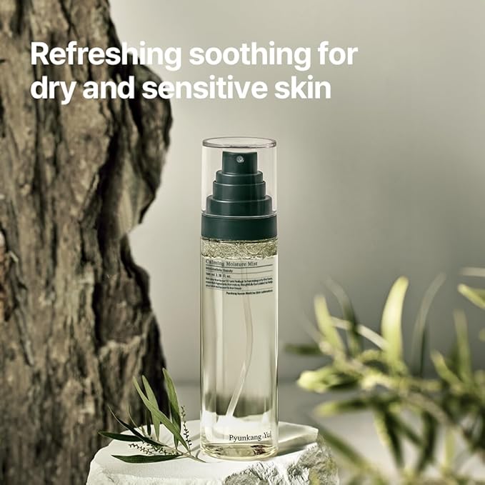Pyunkang YUL PKY Calming Moisture Mist - Facial Spray with AHA & PHA, Tea Tree that Hydrates & Soothes - Astringent for Face - Korean Face Skin Care Mist for Sensitive Skin - 100ml 3.38 Fl.Oz.