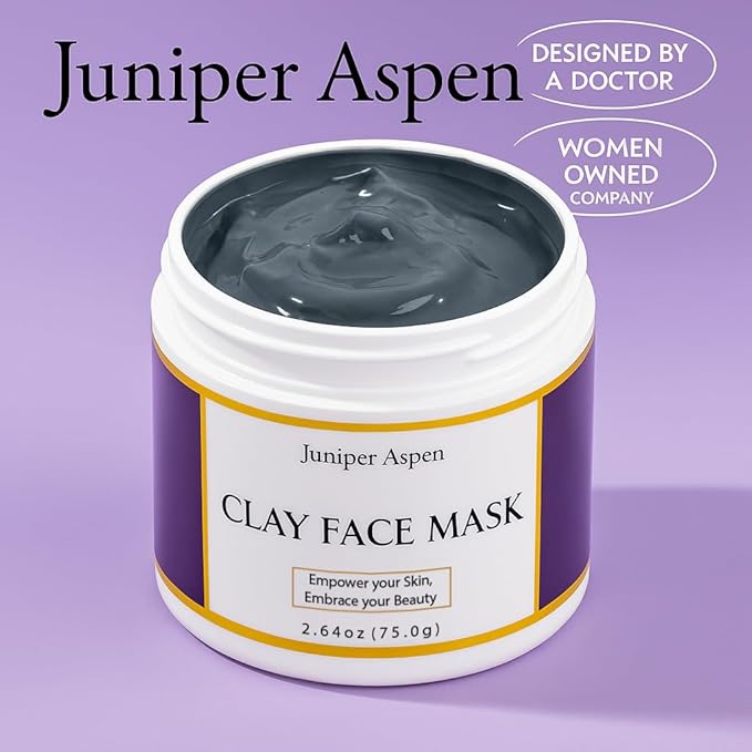 Kaolin Clay Face Mask for Oily Skin – Deep Pore Cleanser, Oil Control & Detox, Natural Clay Facial Mask for Women & Men – Hydrating & Softening Skincare Treatment