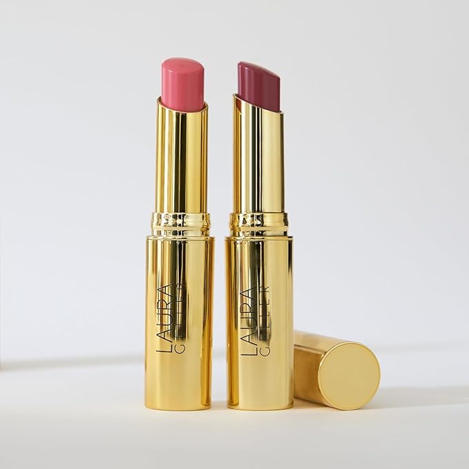 LAURA GELLER NEW YORK Jelly Balm Moisturizing Tinted Lip Color - Plum Happy - Hydrating Vitamin E - Semi-Shine Finish
