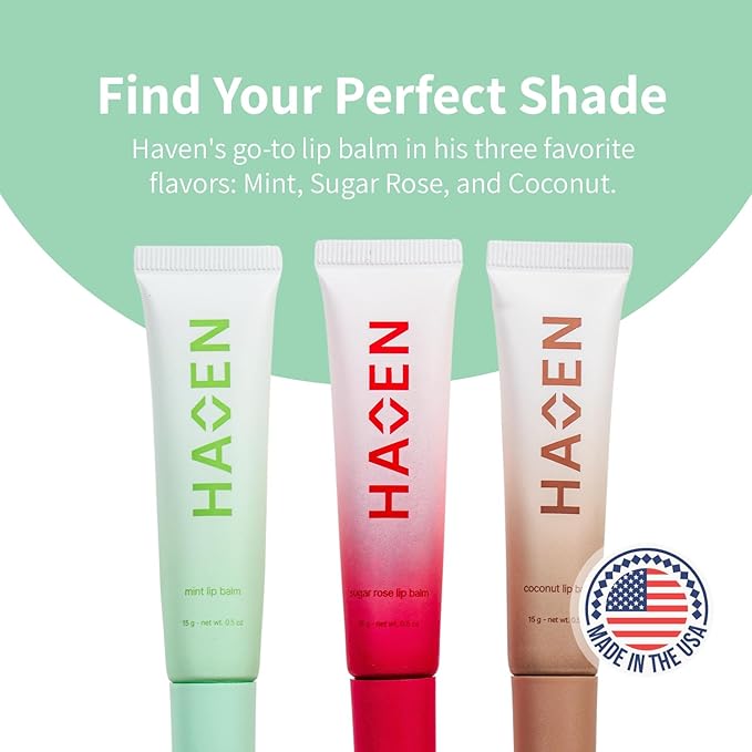 Mint Lip Balm – Refreshing, Hydrating & Cooling | Organic Beeswax, Coconut Oil & Peppermint Oil |Paraben-Free, Moisturizing Lip Balm for Dry Lips