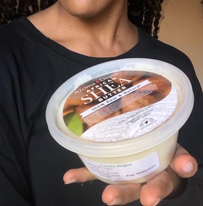 Raw African Shea Butter 3 lb. Ivory/White Grade A 100% Pure Natural Unrefined Fresh Moisturizing, Ideal for Dry and Cracked Skin. It can be used in Body, Hair and Face.