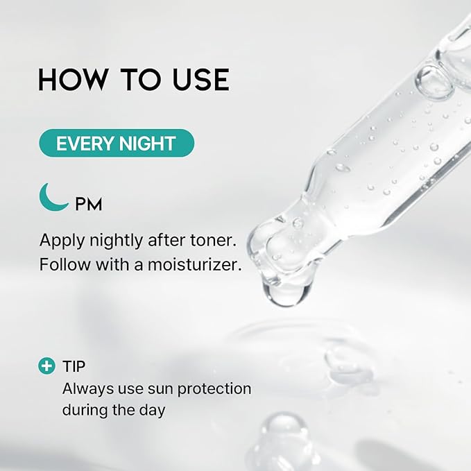 Korean Retinol Serum for Anti-Aging and Wrinkles, Firming Vitamin A Night Serum for Face, 1.69 Fl Oz