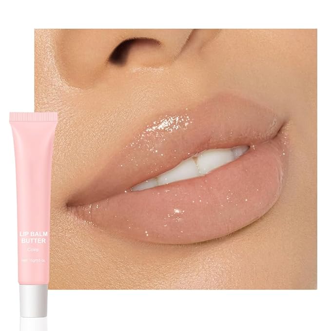 FeiCuiYun Summer Lip Butter Lip Balm, Ultra-Hydrating Natural Vegan Lip Balm, Sheer-Tinted Shine & Hydration, Soothes & Softens Dry Lips Skincare, Bálsamo labial hidratante #4 Cake