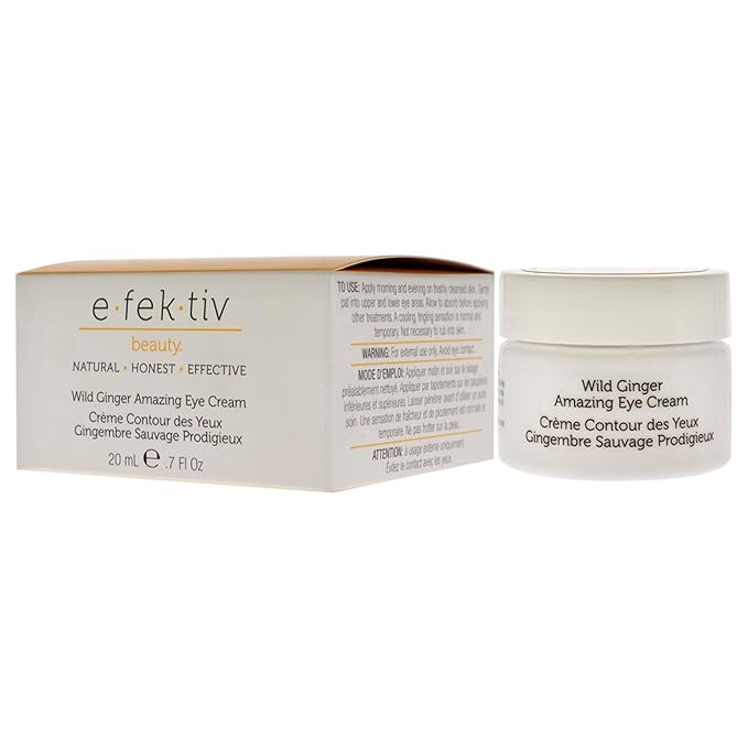 beauty wild ginger amazing eye cream- deeply hydrates and moisturize- collagen booster- Vegan- Sulfate- free- Unisex- 0.7 fl oz