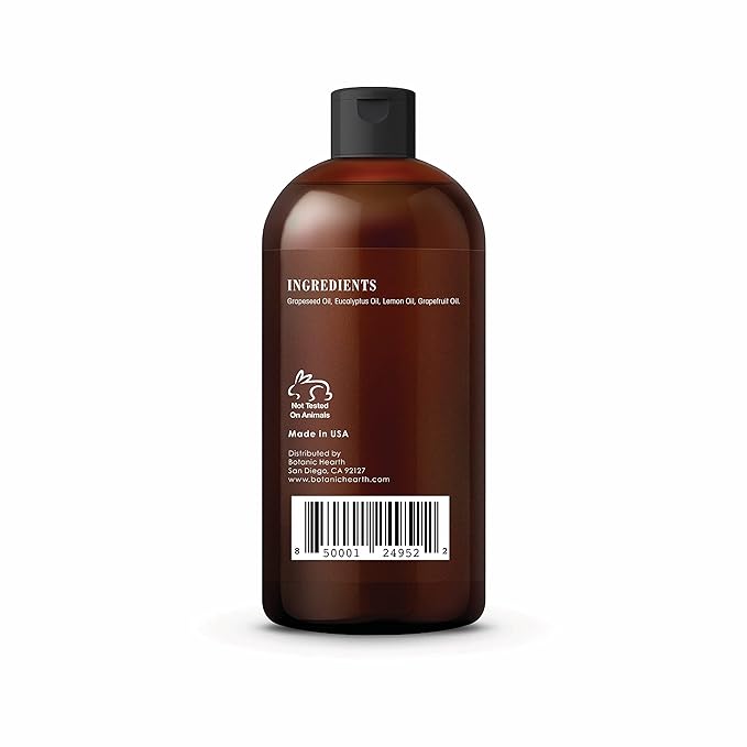 Botanic Hearth Cellulite Massage Oil 8 Fl Oz| Refreshing, Relaxing Massage Oils for Muscle Relaxing & Joint Comfort | Made with Natural Oils | for All Skin Types, for Men & Women