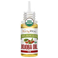 BodyJ4You Organic Jojoba Oil Piercing Aftercare - USDA 100% Pure Cold Pressed Ear Stretching Oil - Gauge Care Nose Septum Cartilage Tragus Navel - Natural Skin Recovery Moisturizer Vegan - 0.33 Fl Oz