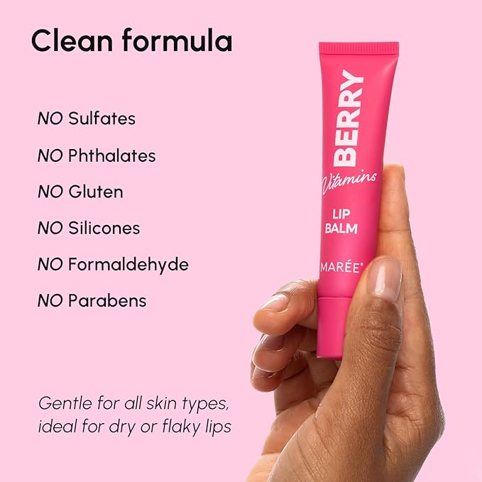 MAREE Lip Balm Hydrating – Lip Butter Moisturizer For Very Dry Lips – Balsamo Labial Hidratante de Labios