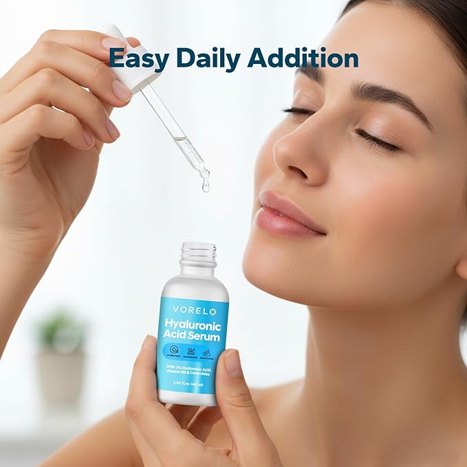 Hyaluronic Acid 2% + B5 and Ceramides (2.03 fl.oz), Hyaluronic Acid Serum for Daily Hydration, Lightweight Formula Absorbs Quickly to Leave Skin Feeling Plumper and Smoother, Non-Sticky Finish