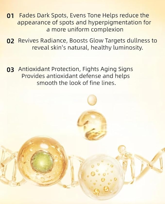 Vitamin C Face Serum with Niacinamide & Arbutin – Visibly Brightens Skin, Helps Reduce Dark Spots & Signs of Aging for a Radiant Glow – 30ml / 1.01 fl.oz. (2, 1)