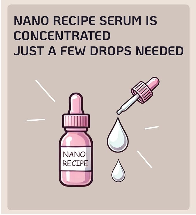 Nano Recipe 4 Types of Hyaliuronic Acids (6,000–100,000 Da) Concentrate for Glowing, Plump Skin 4X Low Molecular Hyaluronic Acid Serum Multi-Layer Deep Hydration 30ml