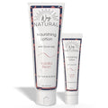 Nourishing Goat Milk Lotion, Vanilla Bean - Home & Away Set, Natural Hand & Body Vanilla Lotion for Dry Skin - Goat Milk Hand Cream for Women & Men - 8oz & 2oz Travel Size Tube