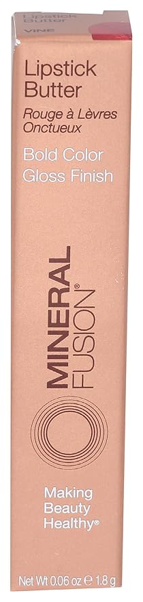 Mineral Fusion Lipstick Butter, Vine, 0.06 Ounce Packaging May Vary