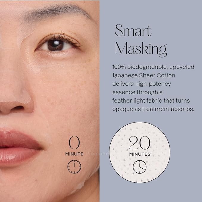Karuna Hyaluronic Acid Moisture Restore Sheet Mask 4-Pack – 15% Multi-Hyaluronic Acid, 5% Niacinamide & Ectoin – Deep Hydration & Plumping K-Beauty Face Mask for Dry Skin – Clean, Vegan & Cruelty-Free